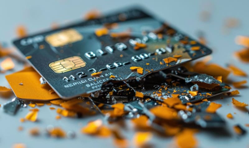 product destruction of shopping and credit cards